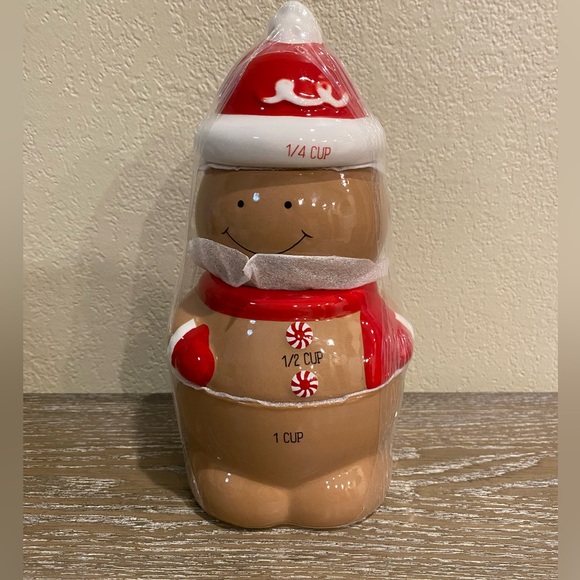✨NEW🎅Target Bullseye Playground 2024 Gingerbread Man Measuring Cups🍪 - Picture 1 of 2